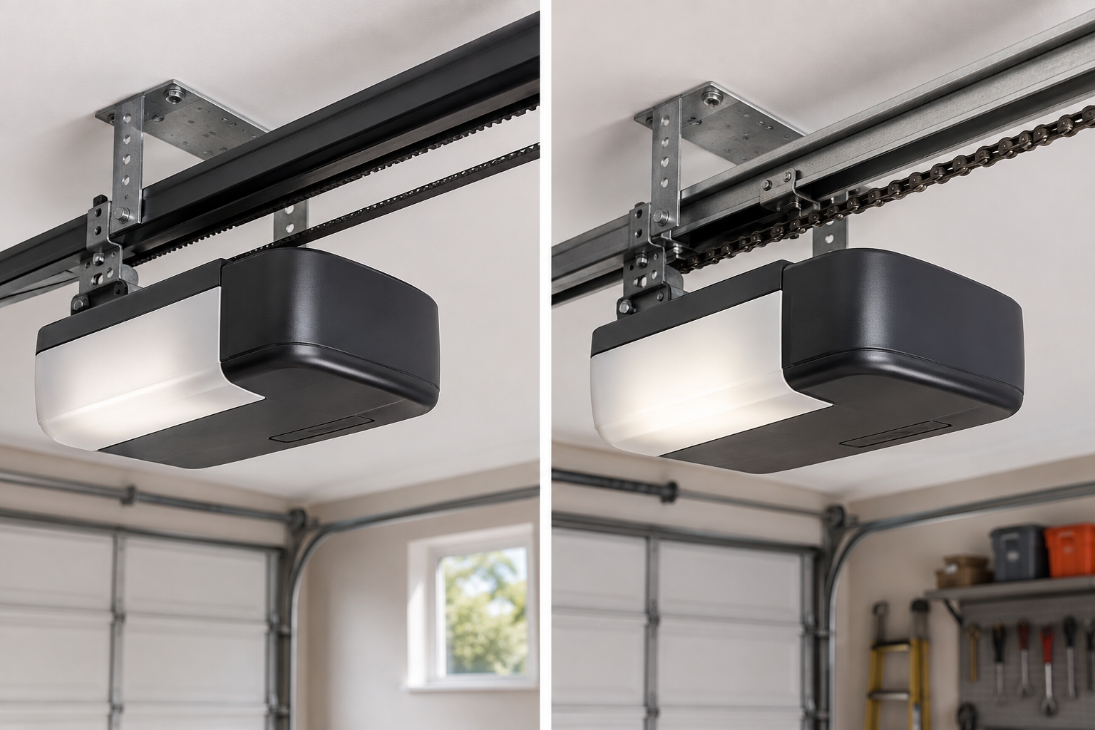 Belt vs. Chain Garage Door Openers: Which Is Better for Your Home?